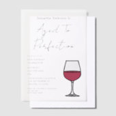 Invitation d'anniversaire 50 ans Aged To Perfectio (Compenser)
