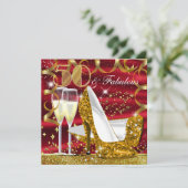 Invitation d'anniversaire 50 ans et fabuleuse pail (Debout devant)