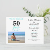 Invitation d'anniversaire 50 ans et Fabuleux Simpl (Debout devant)