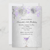 Invitation d'anniversaire 50 ans & Fabulosité (Dos)