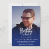 Invitation d'anniversaire 55 ans Dîner d'anniversa (Devant)