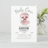 Invitation d'anniversaire 5 ans de Holy Cow Girl (Debout devant)