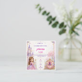 Invitation d'anniversaire 5 ans de la Princesse Ma (Debout devant)