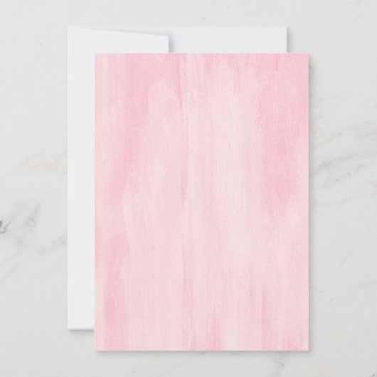 Invitation d'anniversaire 5 ans - gâteaux fille aq (Dos)