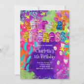 Invitation d'anniversaire 5 ans Royal Fiveness (Devant)
