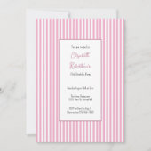 Invitation d'anniversaire 70 ans Minimaliste Rayur (Devant)