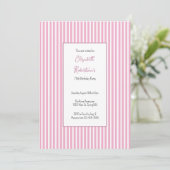 Invitation d'anniversaire 70 ans Minimaliste Rayur (Debout devant)