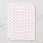Invitation d'anniversaire 8 ans patch pastel prépa (Dos)