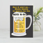 Invitation d'anniversaire à bière (Debout devant)