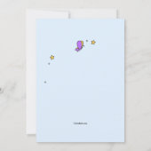 Invitation d'anniversaire à deux chiffres (Dos)