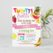 Invitation d'anniversaire à deux tii Frutti (Debout devant)