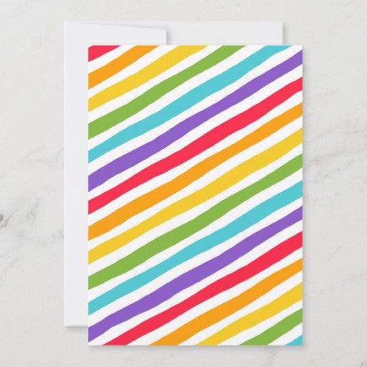 Invitation d'anniversaire à deux tii Frutti (Dos)