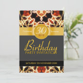 Invitation d'anniversaire à la fête du feu à Hawaï (Debout devant)