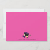 Invitation d'anniversaire à la fête du thé de la h (Dos)