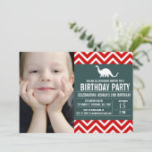 Invitation d'anniversaire à la photo d'Animal Chev (Debout devant)