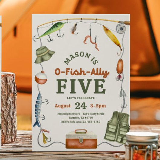 Invitation d'anniversaire à l'Ally-Poisson