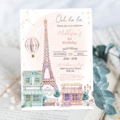 Invitation d'anniversaire à Paris