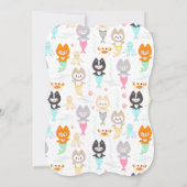 Invitation d'anniversaire à thème nautique. (Dos)