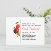 invitation d'anniversaire adulte (Debout devant)