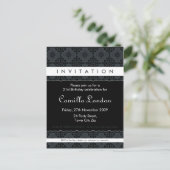 INVITATION D'ANNIVERSAIRE ADULTE :: Ornately patte (Debout devant)