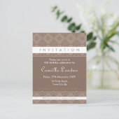 INVITATION D'ANNIVERSAIRE ADULTE :: P6 orné (Debout devant)