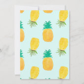 Invitation d'anniversaire ALOHA|Tropicale|Fête au  (Dos)