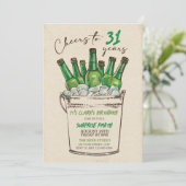 Invitation d'anniversaire, Anniversaire adulte (Debout devant)