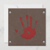 Invitation d'anniversaire Apocalypse Zombie | Bioh (Dos)