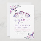 Invitation d'anniversaire aquarelle She's a Gem po (Devant)