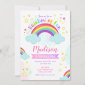 Invitation d'anniversaire Arc-en-ciel, Arc-en-ciel (Devant)