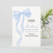 Invitation d'anniversaire Arc-en-ciel pour tous âg (Debout devant)