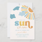 Invitation d'anniversaire Arc Soleil (Devant)