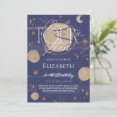 Invitation d'anniversaire Atteindre Quatre Étoiles (Debout devant)