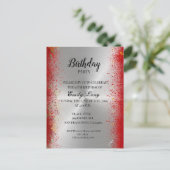 Invitation d'anniversaire au chrysanthème chinois  (Debout devant)