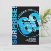 Invitation d'anniversaire audacieuse surprise - 60 (Debout devant)