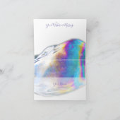 Invitation d'anniversaire aux bulles colorées (Intérieur)