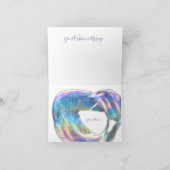 Invitation d'anniversaire aux bulles colorées (Intérieur)