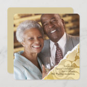 Invitation d'anniversaire avec photo aux bords déc (Devant / Derrière)