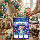 Invitation d'anniversaire Aventure spatiale imprim