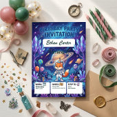 Invitation d'anniversaire Aventure spatiale imprim