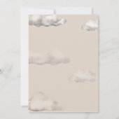 Invitation d'anniversaire avion Time Flies (Dos)