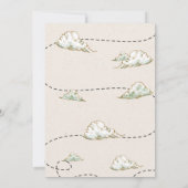 Invitation d'anniversaire Avion Vintage Time Flies (Dos)