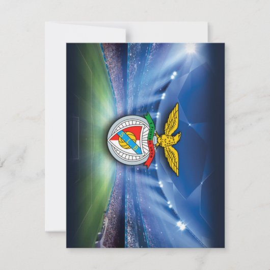 Invitation d'anniversaire Benfica (Devant)