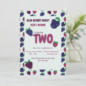 Invitation d'anniversaire Berry Any Age (Debout devant)