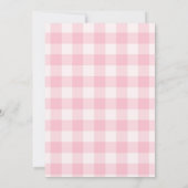 Invitation d'anniversaire Berry First avec bordure (Dos)