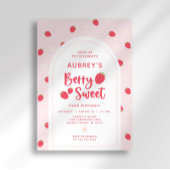 Invitation d'anniversaire Berry Sweet
