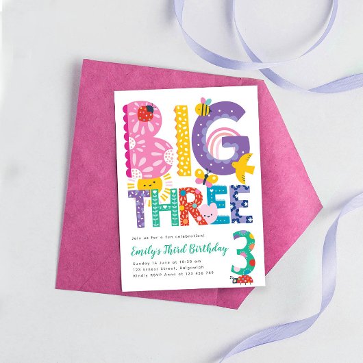 Invitation d'anniversaire Big Three, Troisième Ann