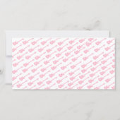 INVITATION D'ANNIVERSAIRE BILLET DE CONCERT Filles (Dos)