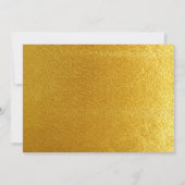 Invitation d'anniversaire billet de fête VIP Luxe (Dos)