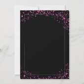 Invitation d'anniversaire Black Pink 61e anniversa (Dos)